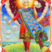 Схема вышивки «Даждьбог»