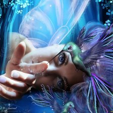 Фея с птицей