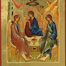 Схема вышивки «Троица»