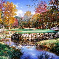 Схема вышивки «пейзаж»