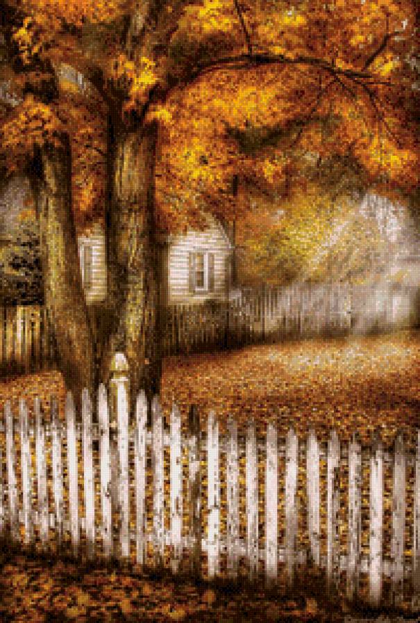 Осень - осень деревья пейзаж - предпросмотр