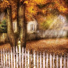 Схема вышивки «Осень»