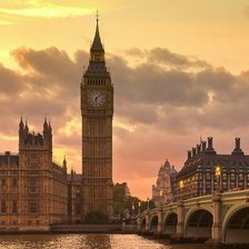 Схема вышивки «Биг Бен»