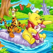 Схема вышивки «Винни и его друзья»