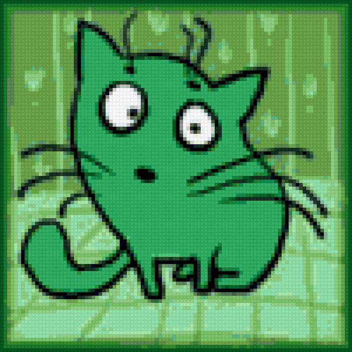 зелёнка - детские сюжеты, цвета, киса - предпросмотр