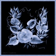 Схема вышивки «цветы»