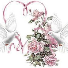 Схема вышивки «голуби»