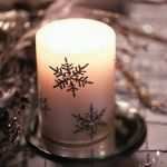 Схема вышивки «Новогодняя свеча»