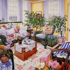 Схема вышивки «уют в доме»