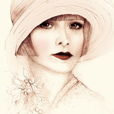 Схема вышивки «портрет»