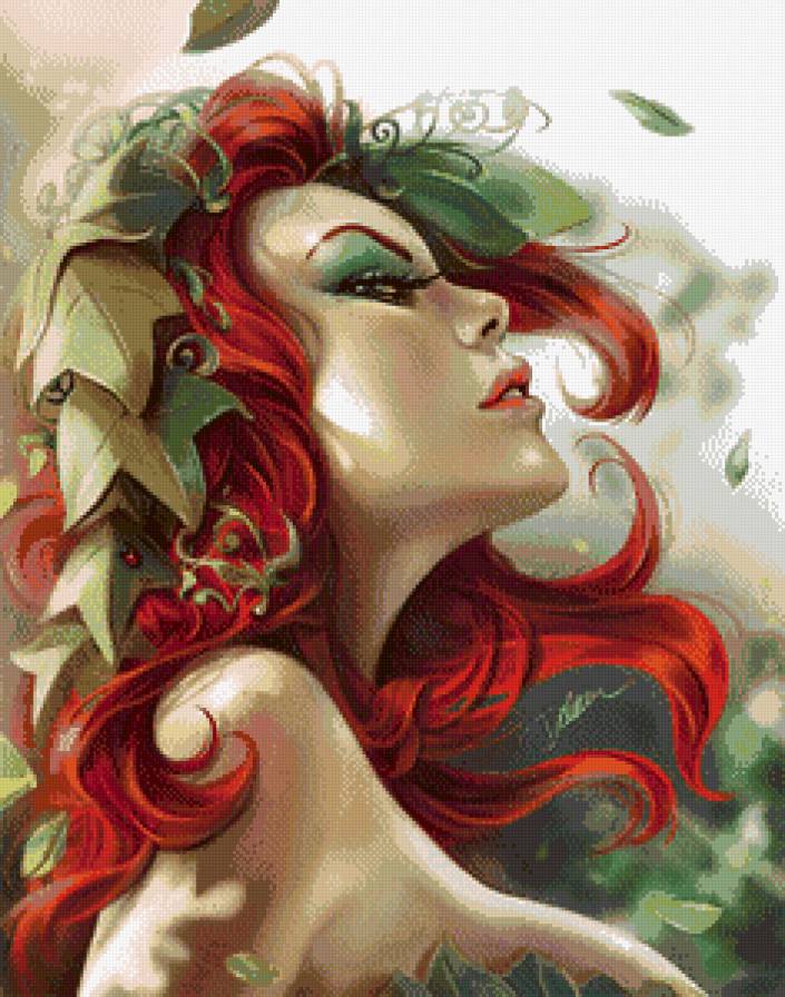 девушка плющ - девушка жэнщина - предпросмотр