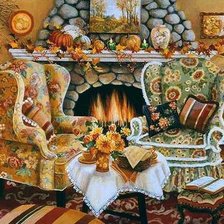 Схема вышивки «уют в доме»