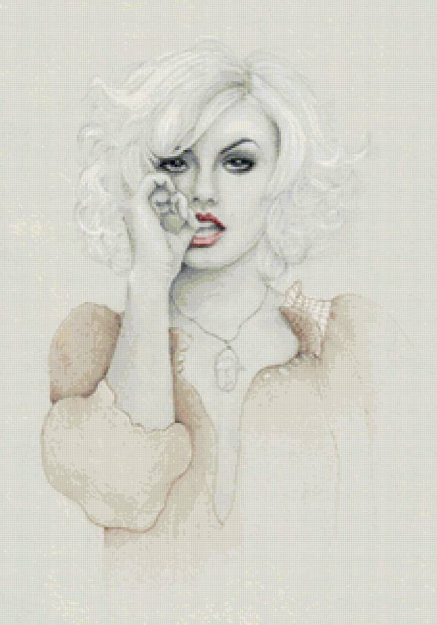 портрет - девушка, портрет - предпросмотр