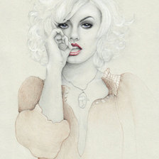 Схема вышивки «портрет»