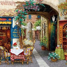 Схема вышивки «scorcio di Toscana 1»