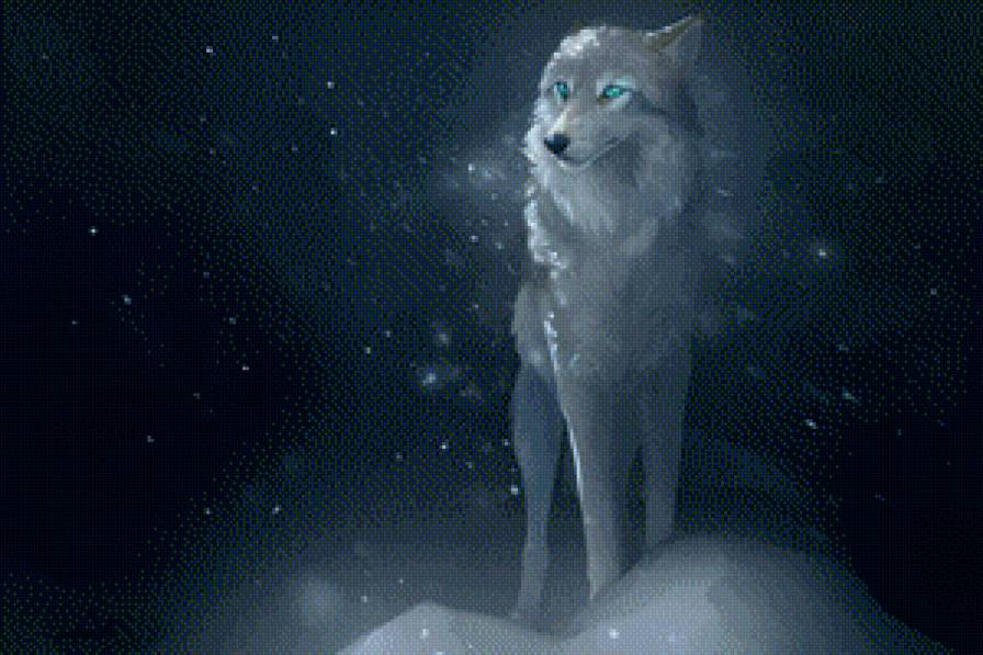 Волк - зима, животные, волк - предпросмотр