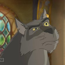 Схема вышивки «волк»