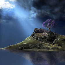 Схема вышивки «Пейзаж»