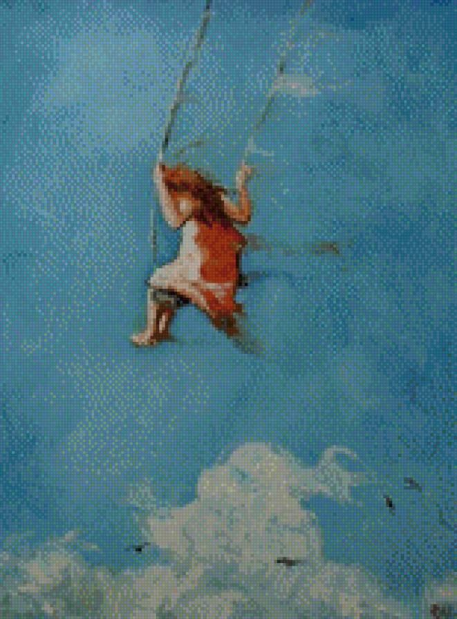 На качелях - предпросмотр