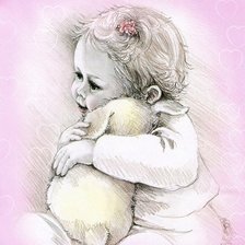 Схема вышивки «Любимая игрушка»