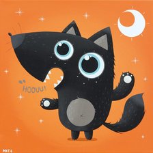 Схема вышивки «Лиса»