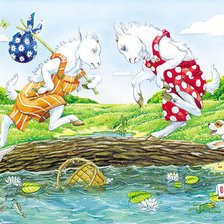 Схема вышивки «Символ года 2015г»