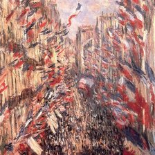 Схема вышивки «Моне Улица Монторжей»