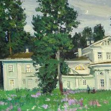 Схема вышивки «УСАДЬБА В ДЕРЕВНЕ»