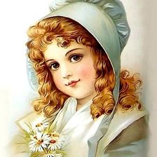 Схема вышивки «девочка»