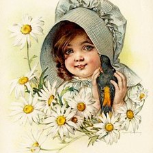 Схема вышивки «девочка»