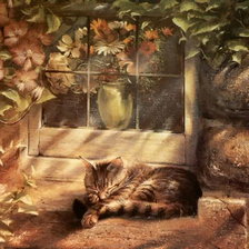 Схема вышивки «дневной сон»