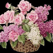 Схема вышивки «розовые розы»