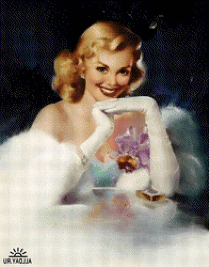 №658148 - ретро девушка, пин-ап - предпросмотр