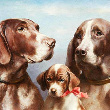 Схема вышивки «собаки»