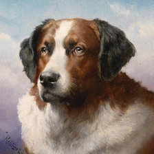 Схема вышивки «собаки»