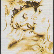 Схема вышивки «влюбленные»