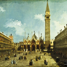 Схема вышивки «А.Каналетто Площадь Сан Марко»