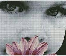 Схема вышивки «взгляд»