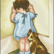 Схема вышивки «друг»