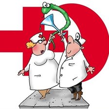 Схема вышивки «С Днём Медработника!»