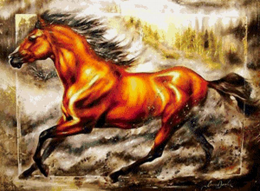 В движении - мир животных (лошади) - предпросмотр