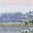 Предпросмотр схемы вышивки «дом у реки» (№659126)