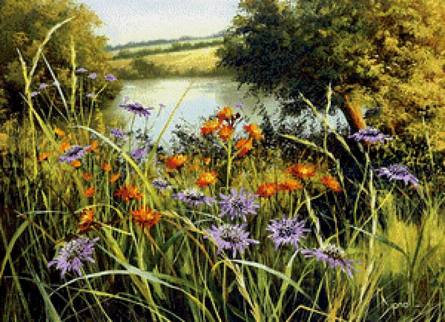 луговые цветы - предпросмотр