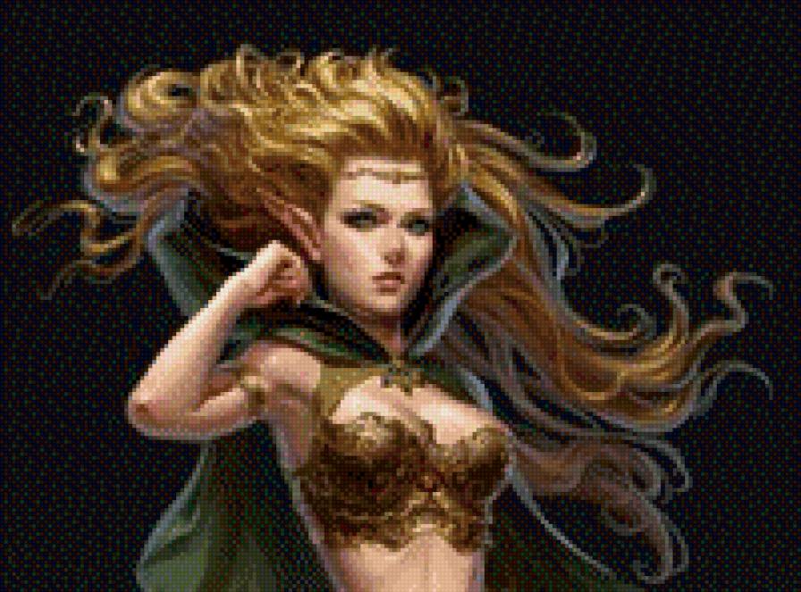 Эльфийка - девушка, фентези - предпросмотр