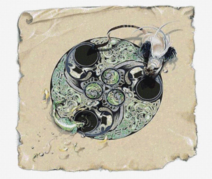 орнамент - животные, орнамент - предпросмотр