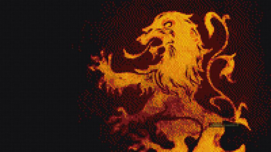 Ланнистеры - игра престолов, знамя, ланнистеры - предпросмотр