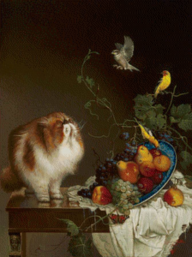 Натюрморт - винтаж, натюрморт, картина - предпросмотр