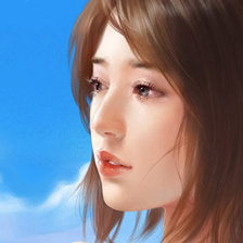 Схема вышивки «восточная девушка1»