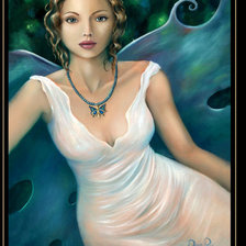 Схема вышивки «фея»