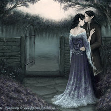 Схема вышивки «влюблённые»